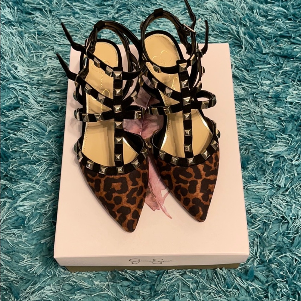 Jessica Simpson Cheetah Print Heels
